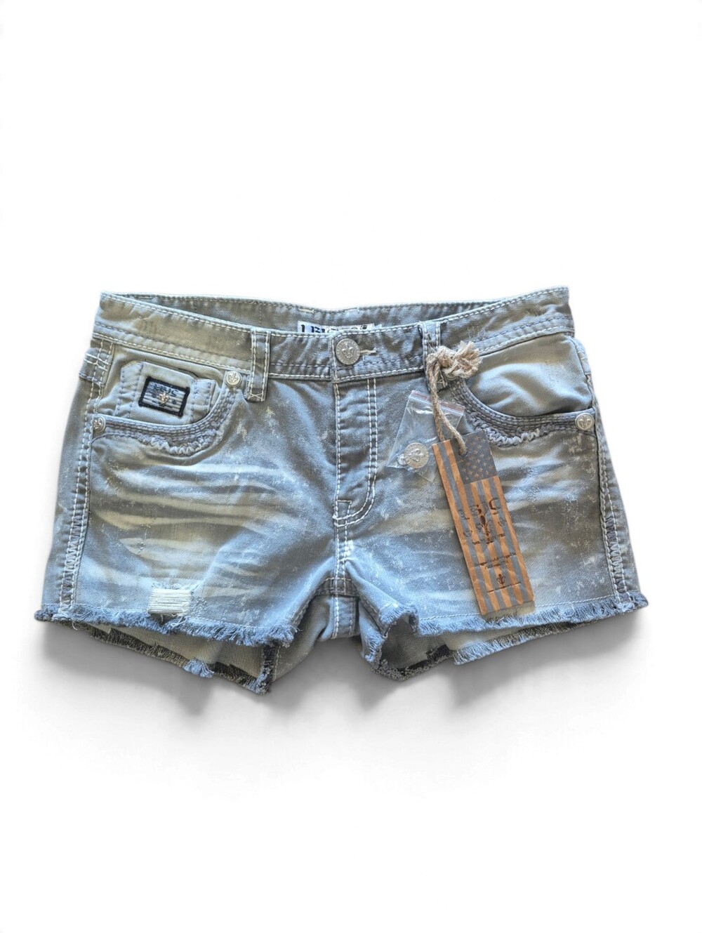 NWT Laguna Beach Jean Co Crystal Cove Shorts Newport Destroyed 2012 Deadstock 31
